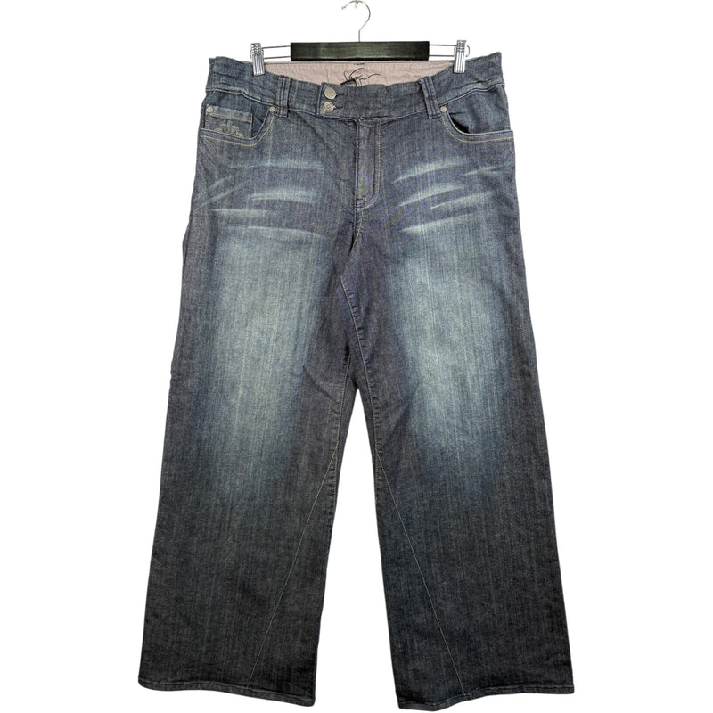Vintage Venezia Wide Leg Denim Jeans 39x31