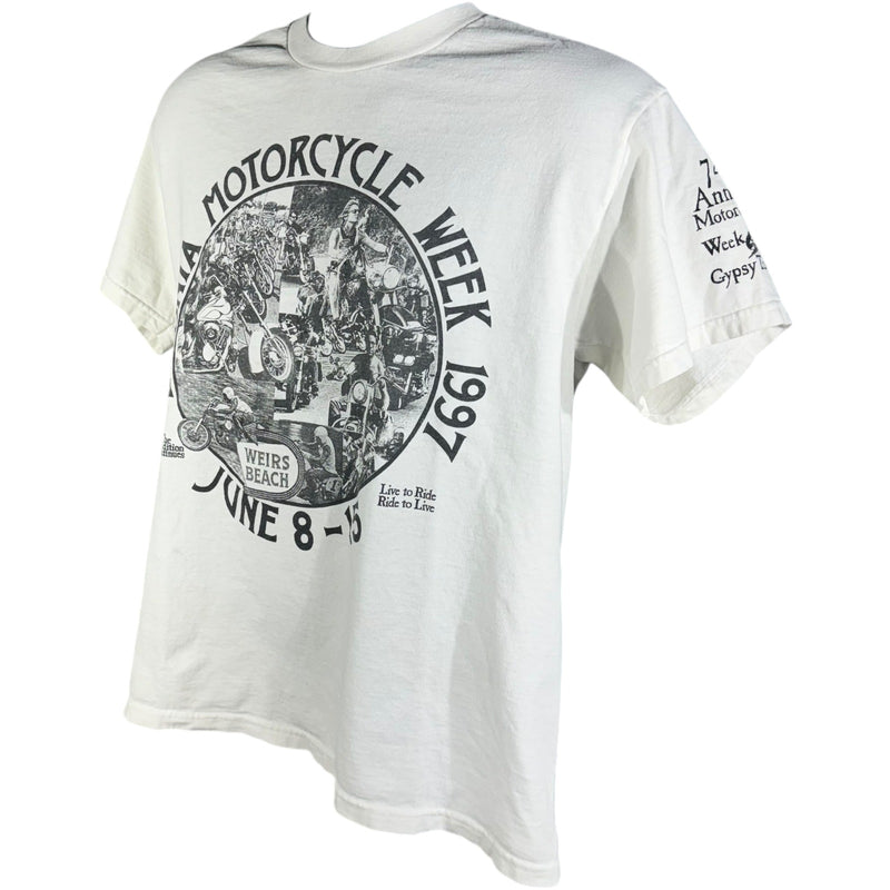 Vintage Laconia Motorcycle Week Tee 1997