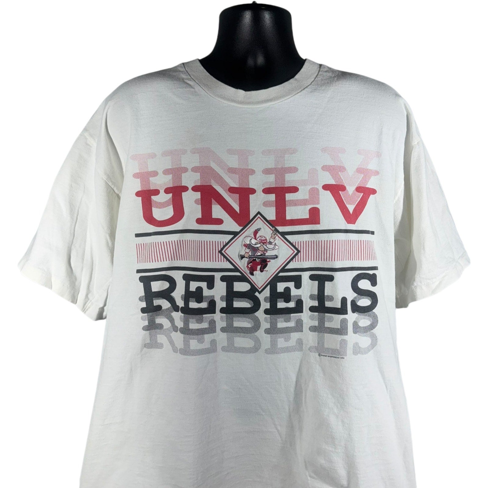 Vintage University Of Nevada Las Vegas Rebels Tee 1992