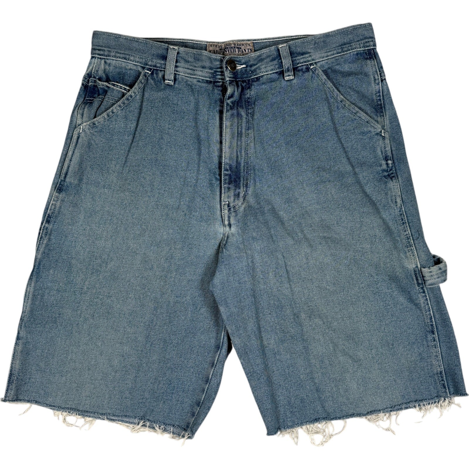 Vintage Cut Off Denim Carpenter Shorts 33