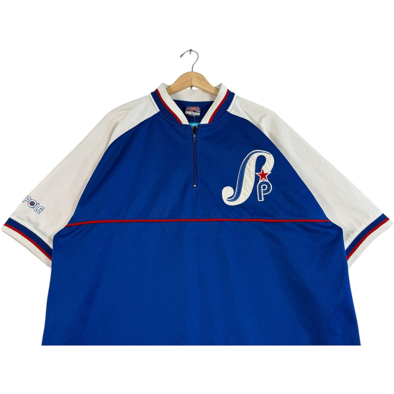 Vintage Southpole Logo Color Block 1/4 Zip Jersey