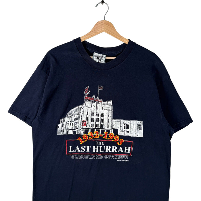 Vintage The Last Hurrah Cleveland Stadium Souvenir Tee 1993