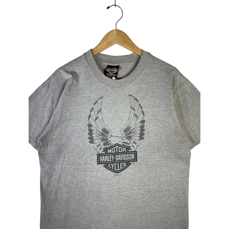 Vintage Harley Davidson Lighthouse Huntington Graphic T-Shirt
