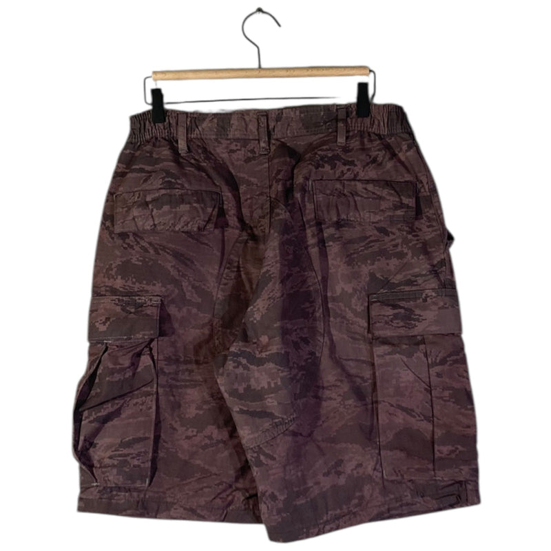 Vintage Camo Tactical Cargo Shorts 36
