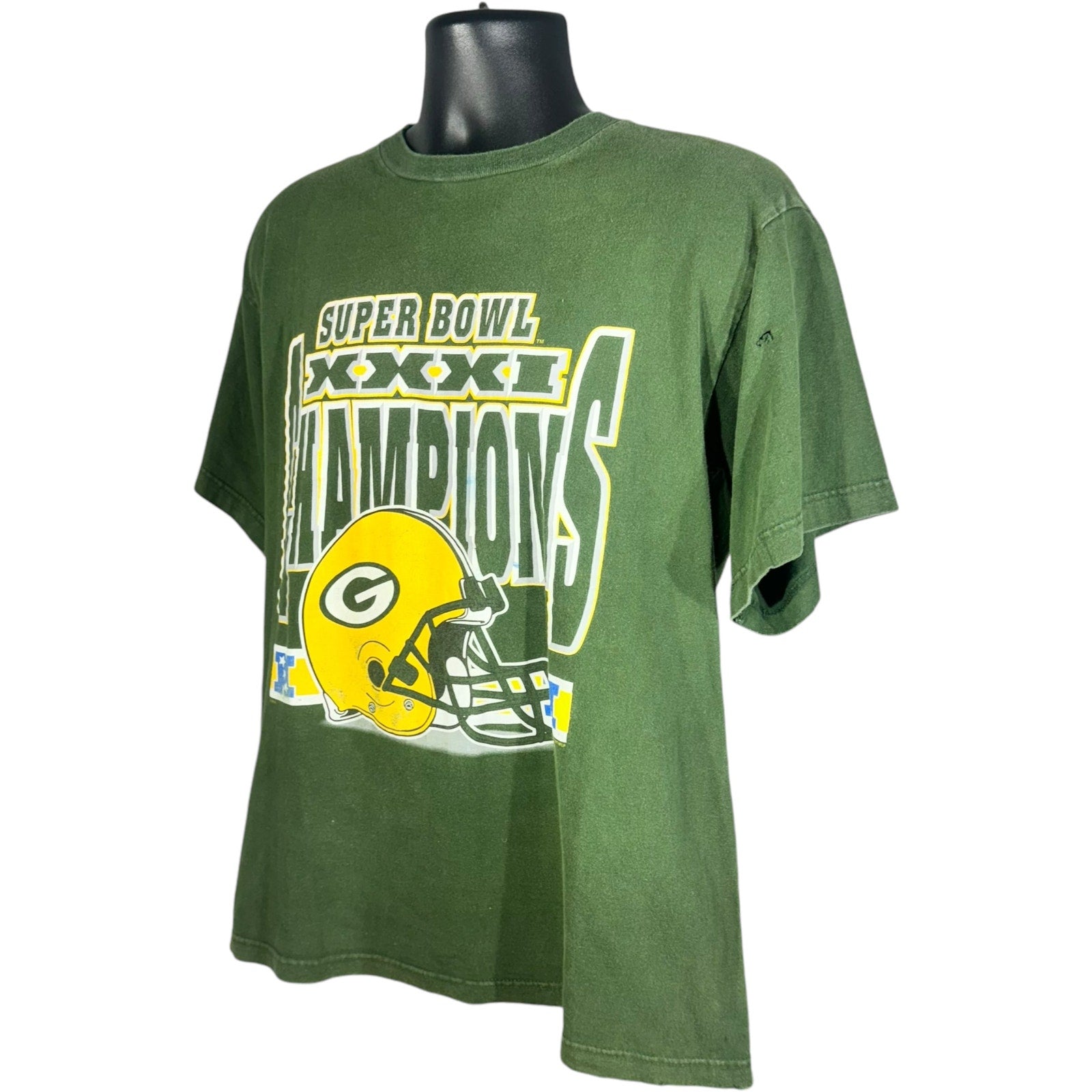 Vintage Green Bay Packers Super Bowl XXXI Champs NFL Tee