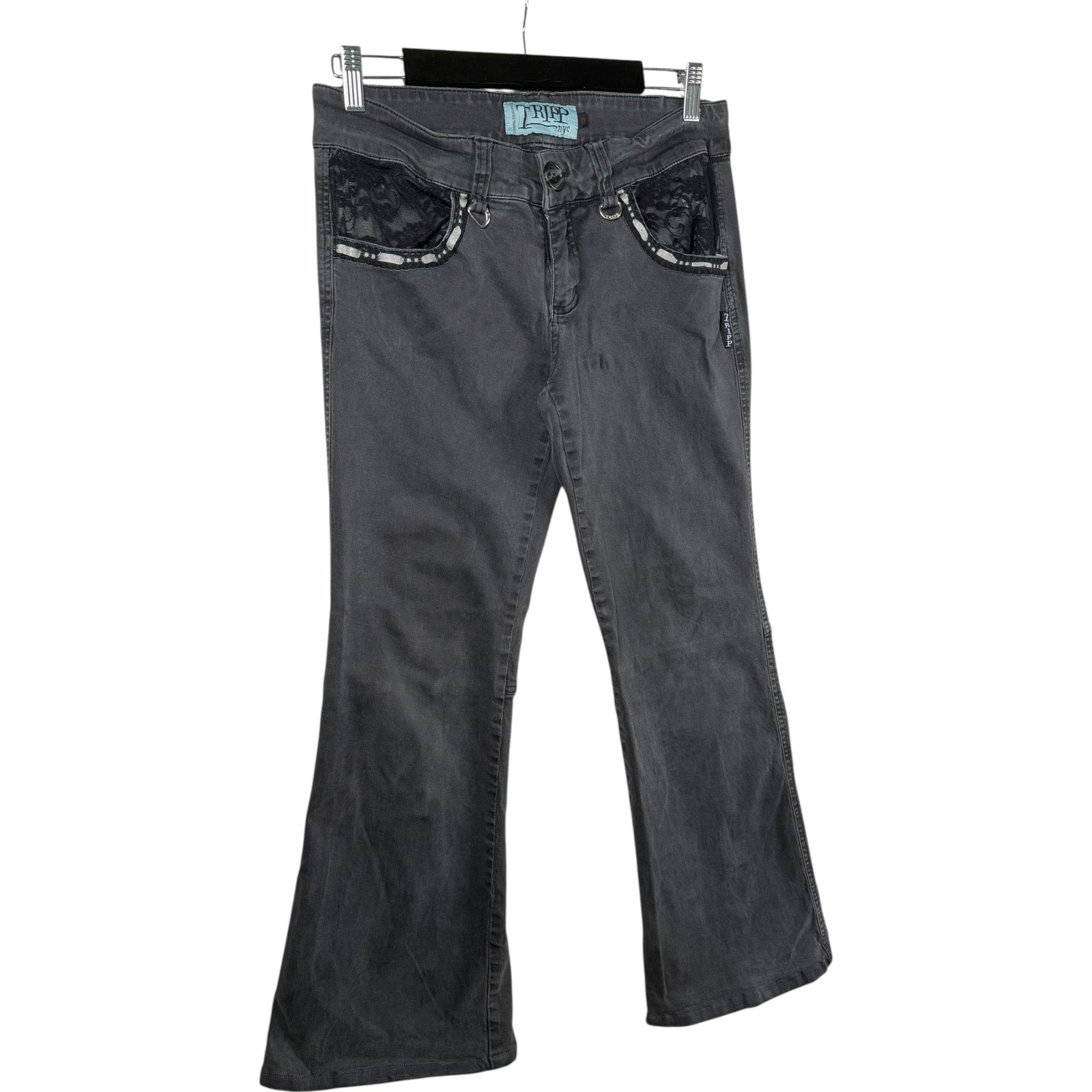 Vintage Tripp NYC Goth Punk Wide Leg Jeans 32