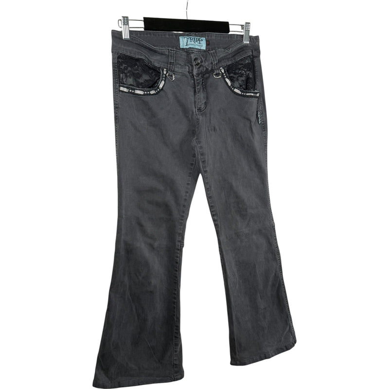Vintage Tripp NYC Goth Punk Wide Leg Jeans 32