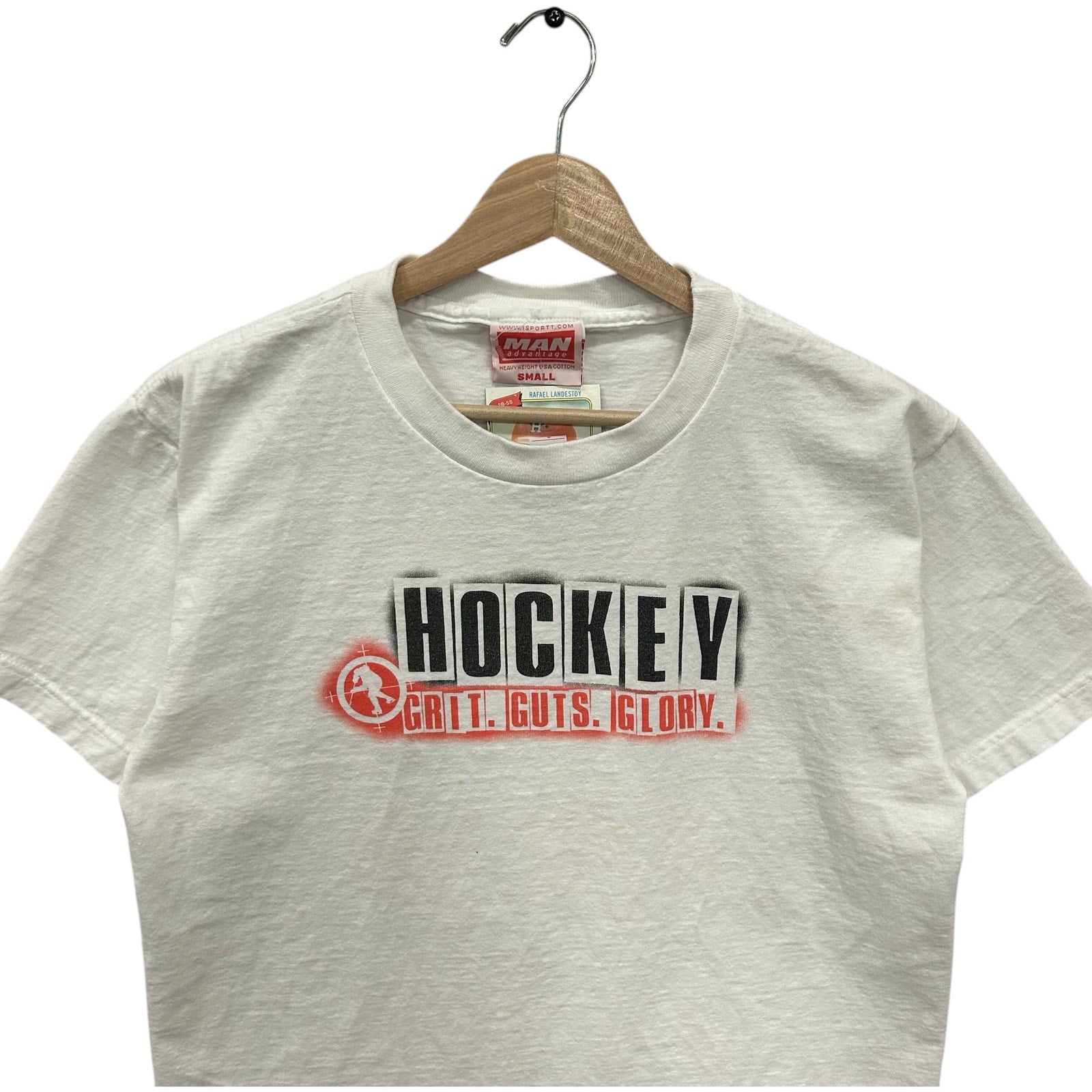 Vintage Hockey Girt, Guts and Glory Double Sided Sport Tee