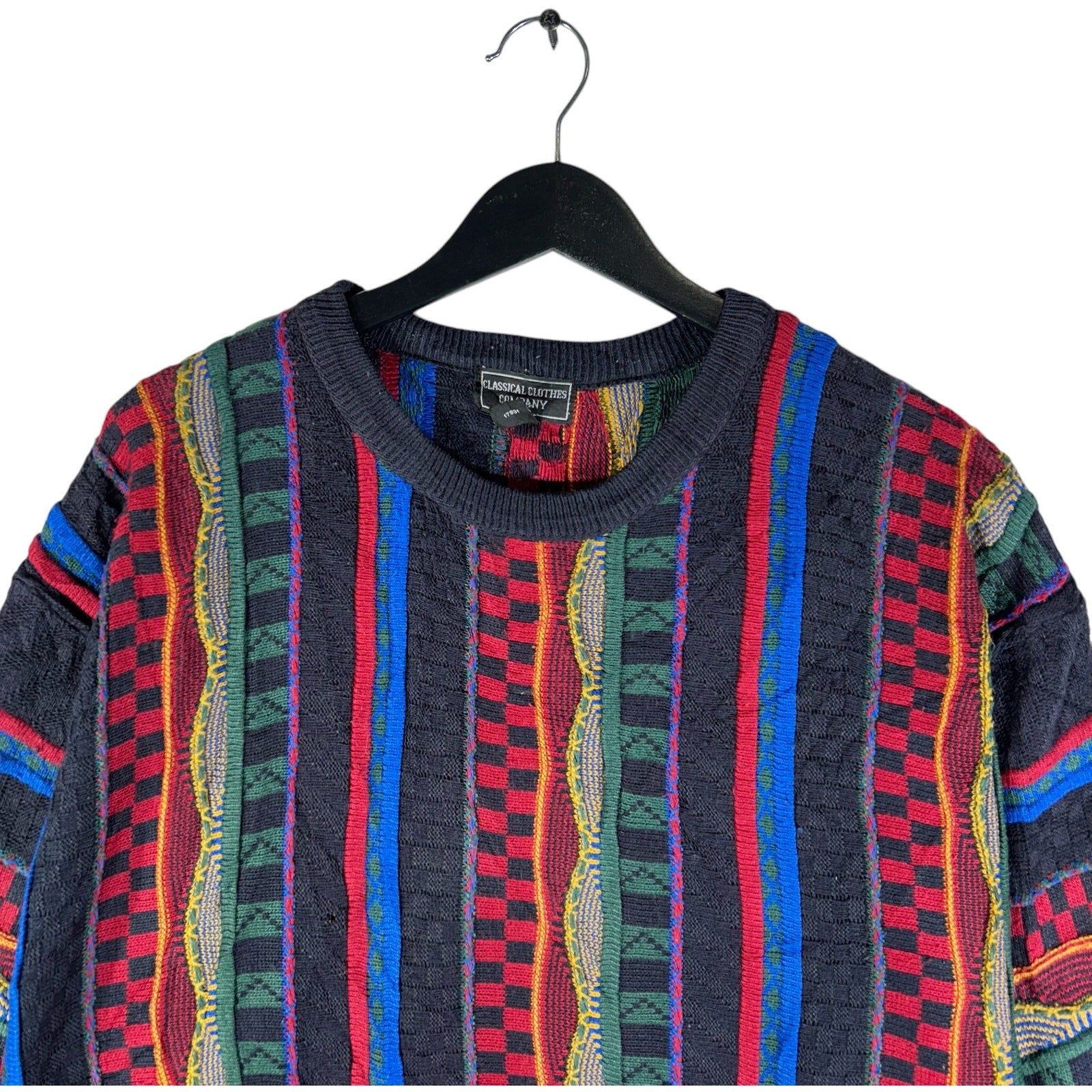 Vintage 3D Knit Sweater