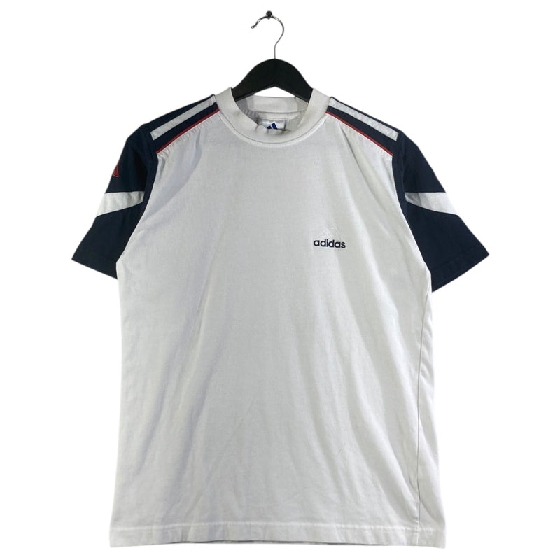 Vintage Adidas 3-Stripes Colorblock T-Shirt