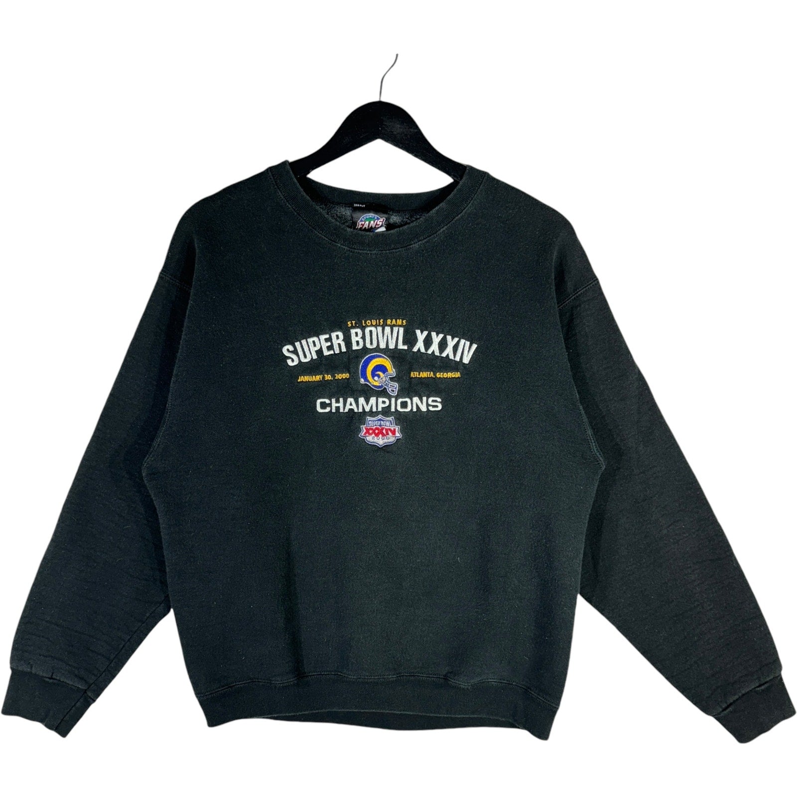 Vintage NFL Super Bowl Champion St Louis Rams Crewneck