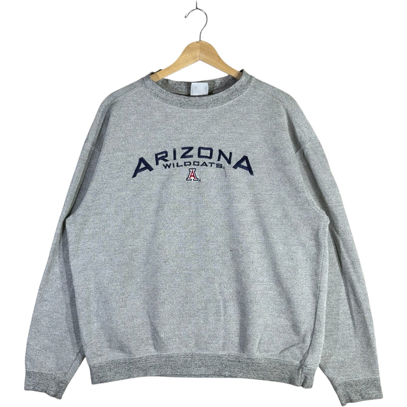 Vintage University Or Arizona Wildcats Arch Spellout Crewneck
