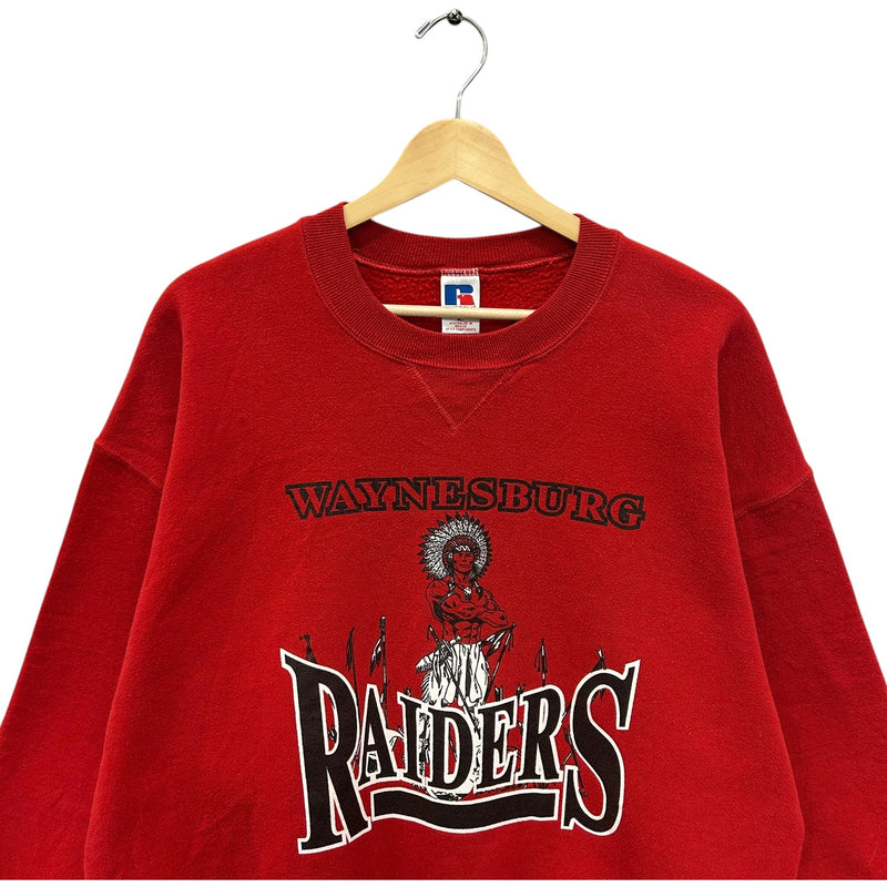 Vintage Russell Waynesburg University Raiders Crewneck