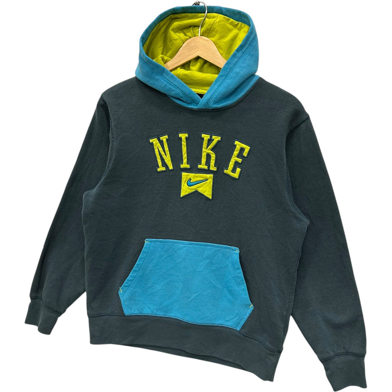 Vintage Nike Color Block Spellout Hoodie