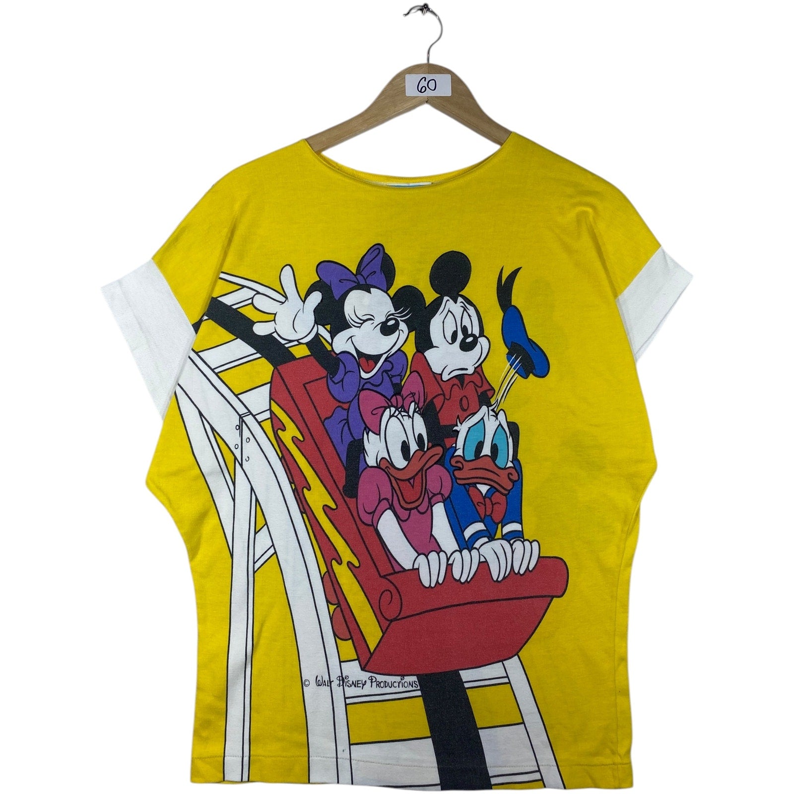 Vintage Disney Couples Roller Coaster Graphic T-Shirt