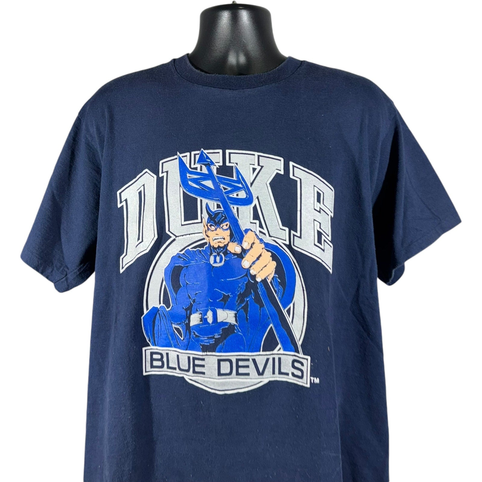 Vintage University Of Duke Blue Devils Mascot Tee 90s