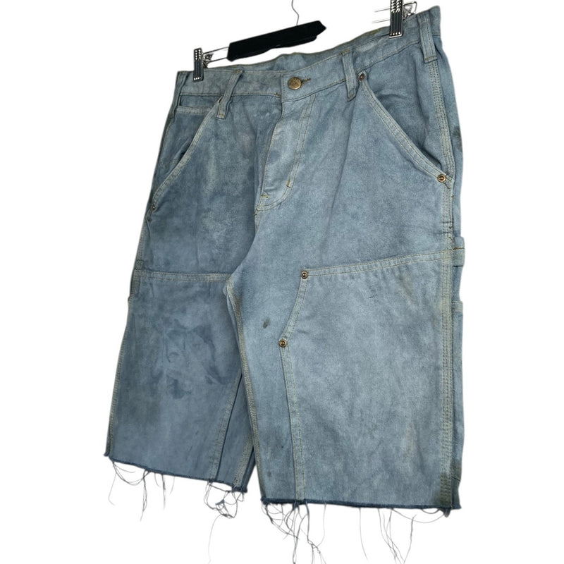 Vintage Carhartt Raw Hem Relaxed Carpenter Cargo Shorts 34