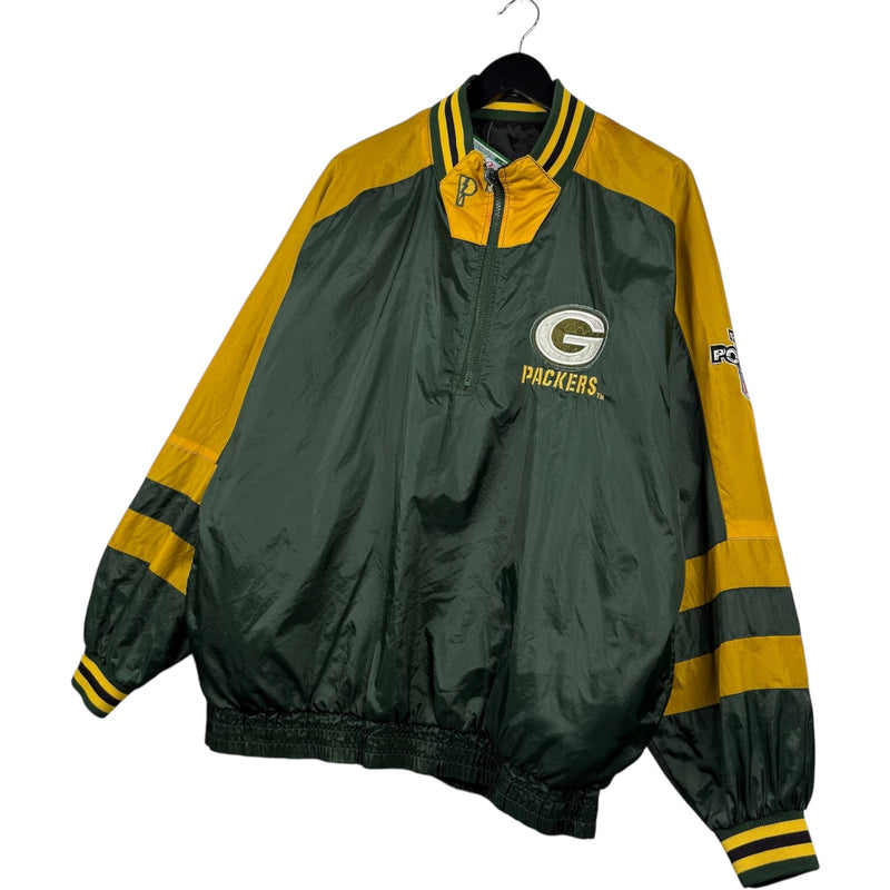 Vintage Green Bay Packers Team Logo NFL Reversible Jacket