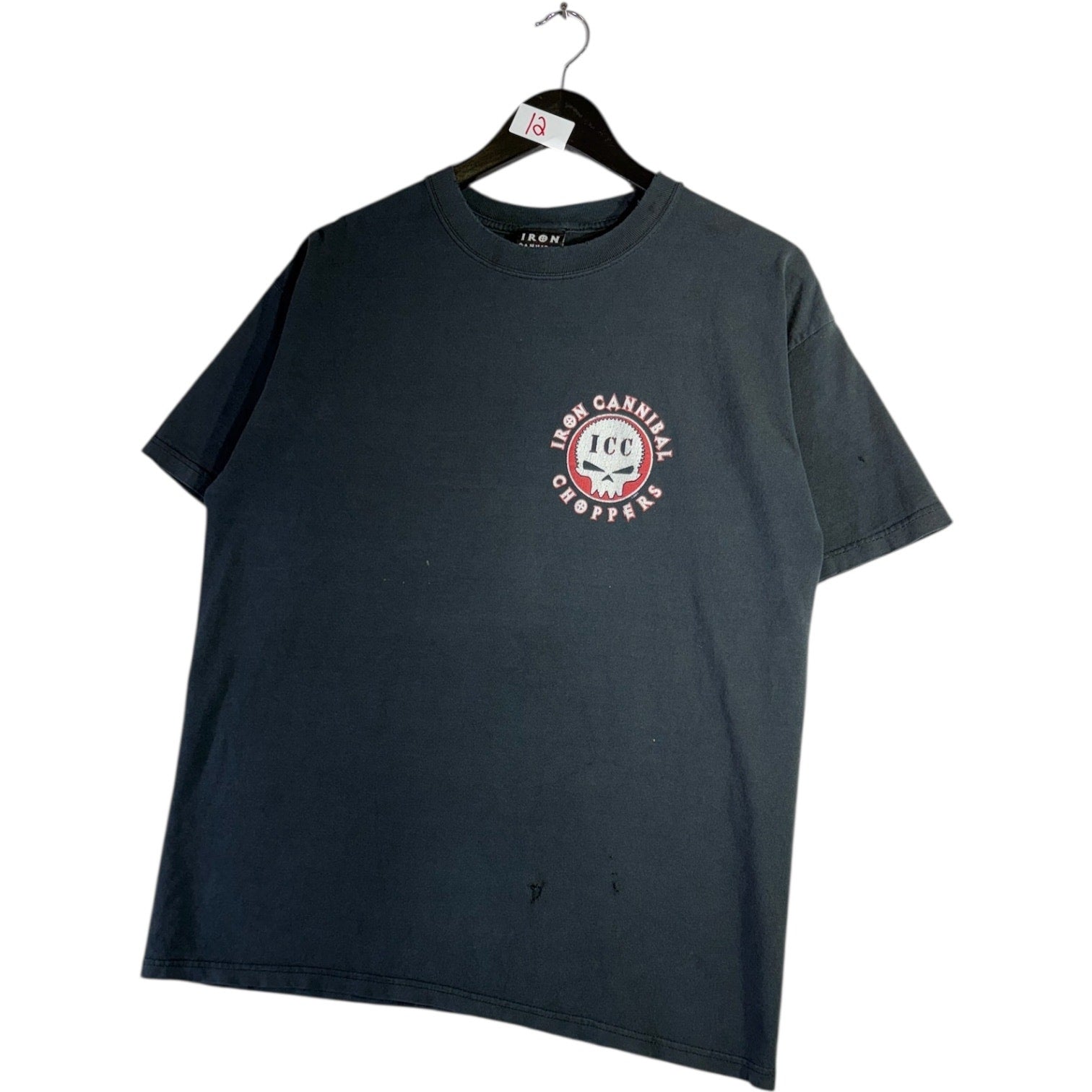 Vintage Iron Cannibal Choppers Biker T-Shirt