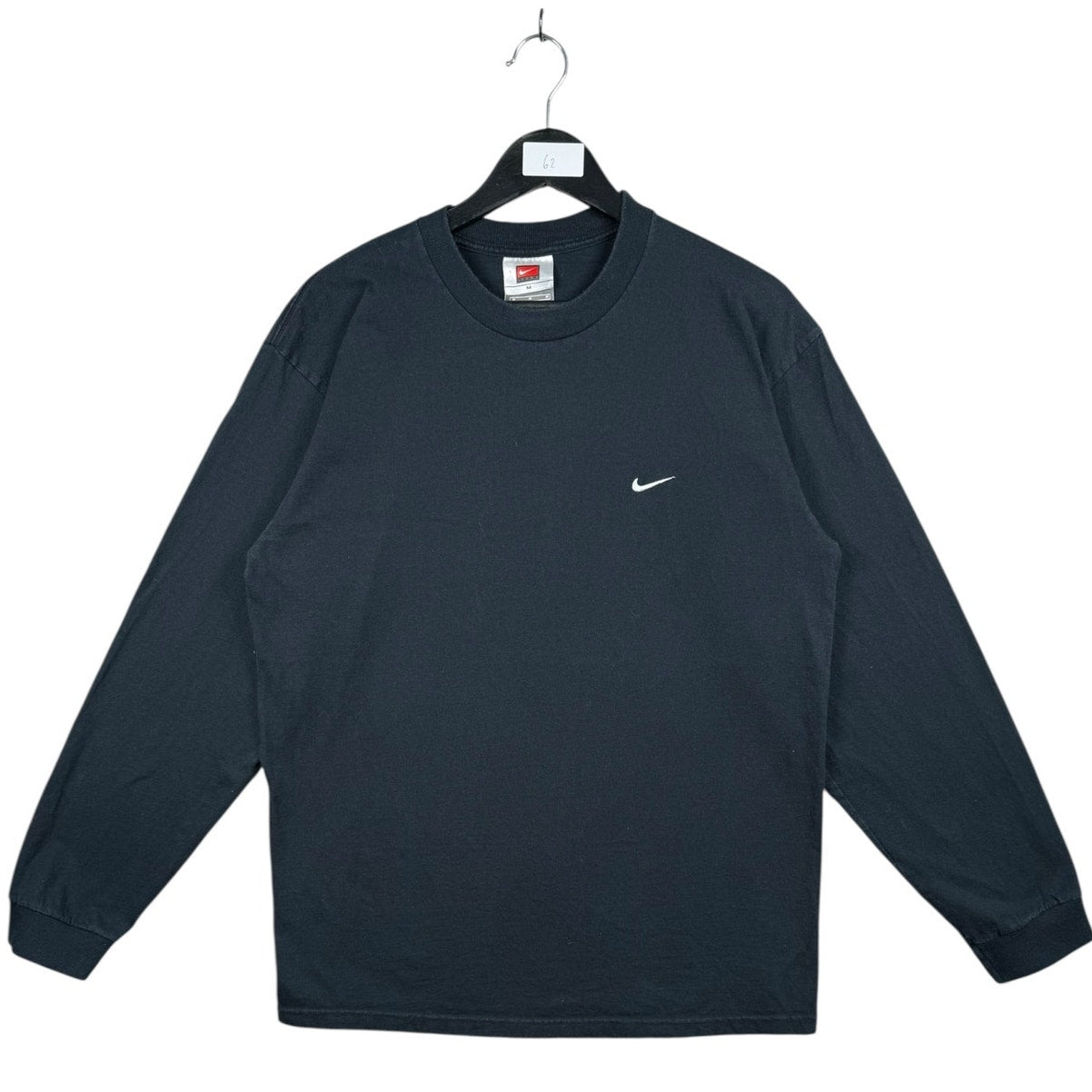 Vintage Nike Solid Long Sleeve T-shirt