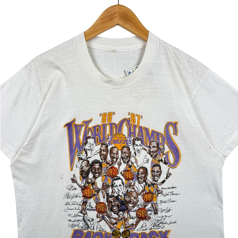 Vintage Los Angeles Lakers Back to Back NBA T-Shirt 80s