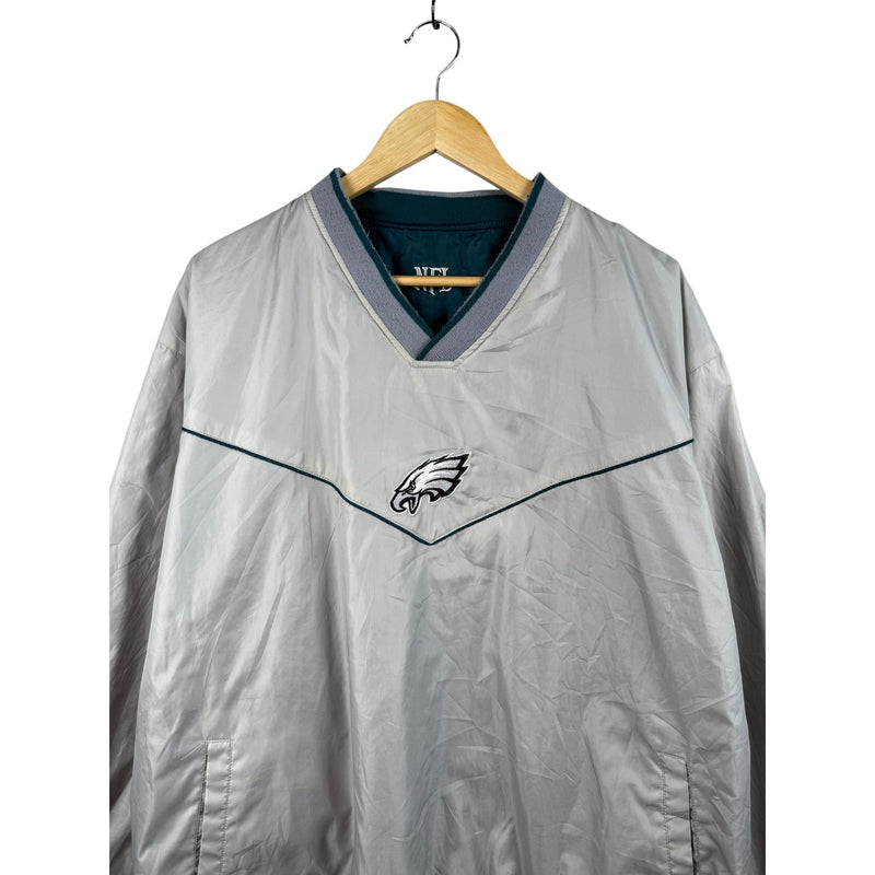 Vintage Philadelphia Eagles NFL Reversible Pullover Jacket