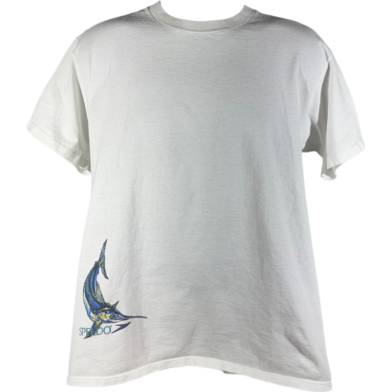 Vintage Speedo Atlantic Blue Marlin Graphic Tee