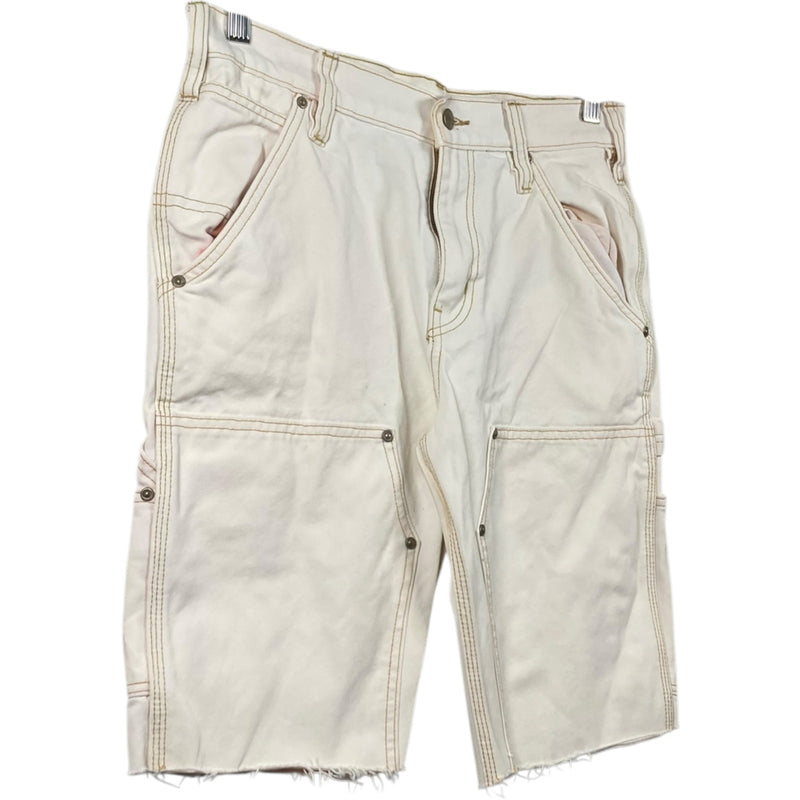 Vintage Carhartt Cut-out Utility Pockets Cargo Shorts 32