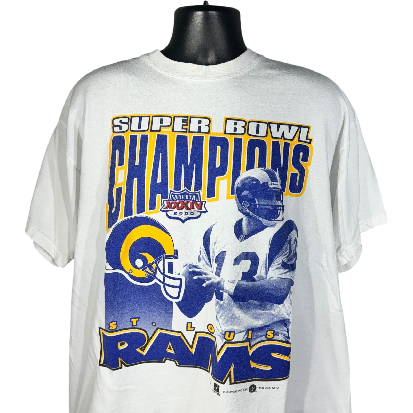 Vintage St. Louis Rams Super Bowl Champions NFL Tee 2000