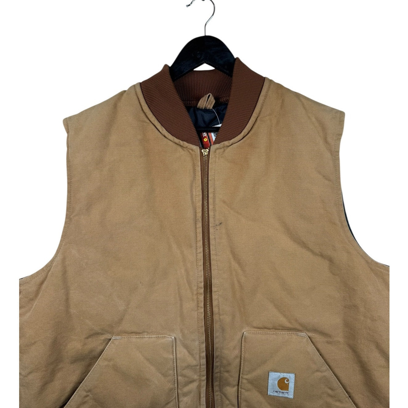 Vintage Carhartt Canvas Full Zip Workwear Vest