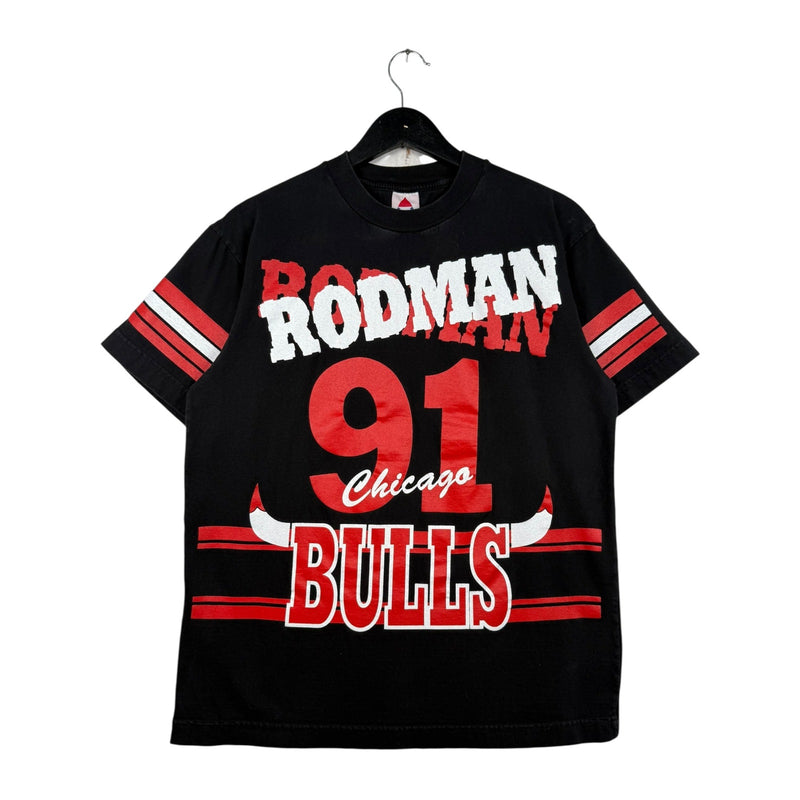 Vintage Chicago Bulls Dennis Rodman NBA T-Shirt 1991