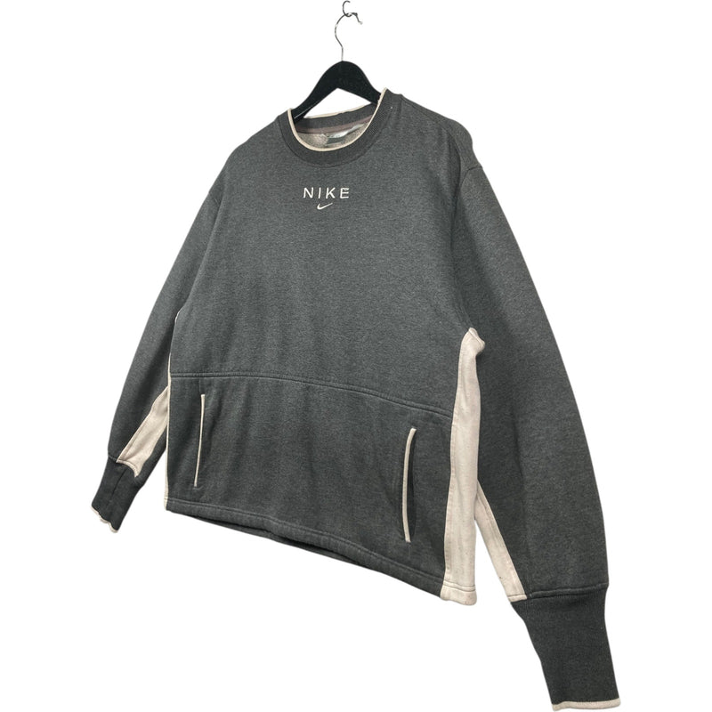 Vintage Nike Swoosh Logo Colorblock Crewneck