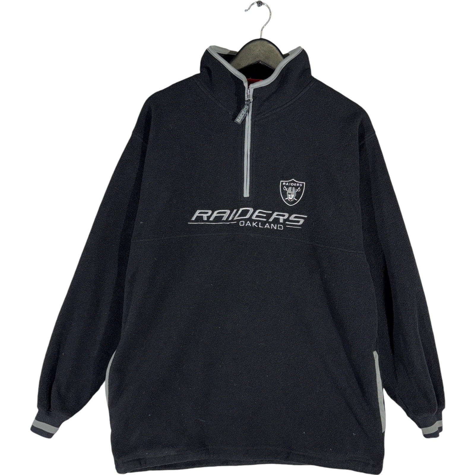 Vintage NFL Oakland Raiders 1/4 Zip Fleece