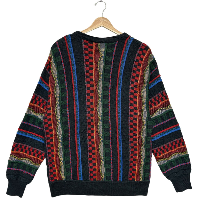 Vintage Adino Lando 3D Textured Patterned Pullover Sweater