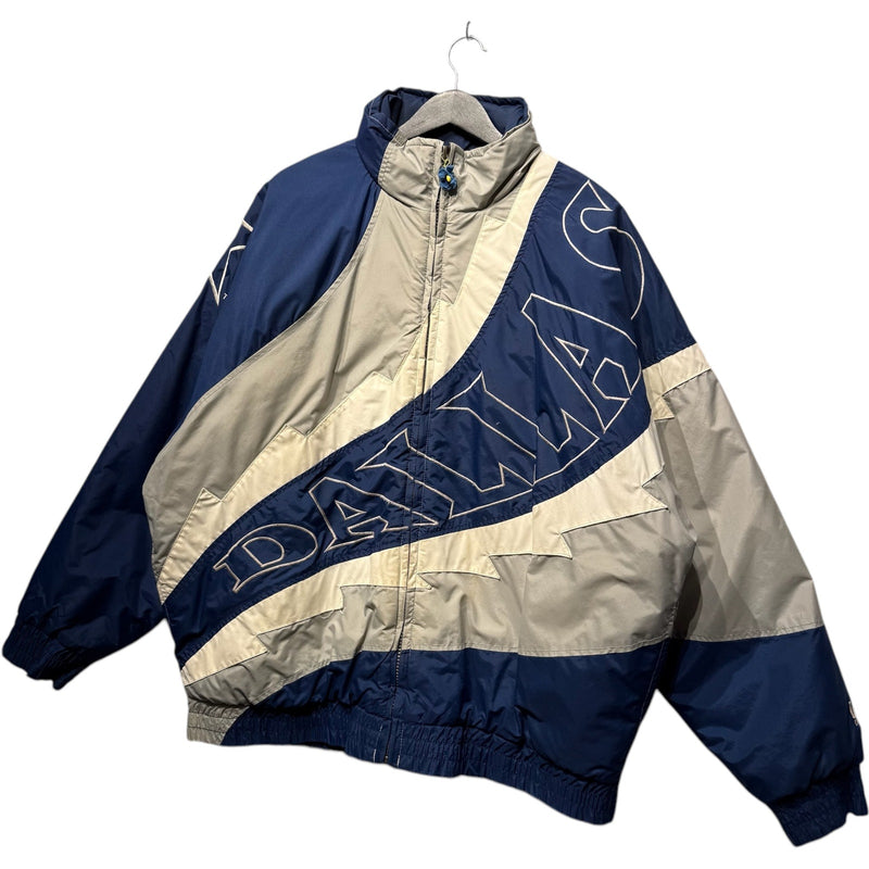Vintage Lee Dallas Cowboys Color Block NFL Puffer Jacket