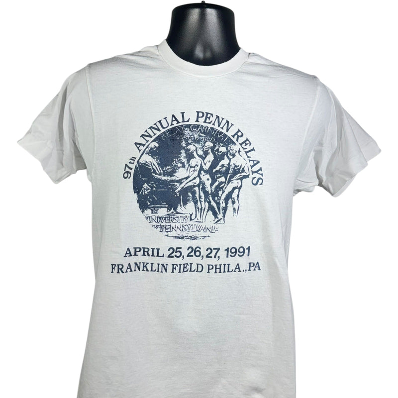 Vintage 97th Annual Penn Relays Souvenir Tee 1991