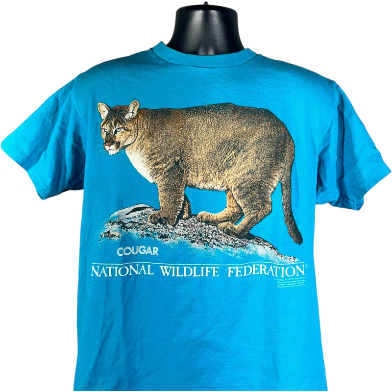 Vintage National Wildlife Federation Cougar Nature Tee 90s