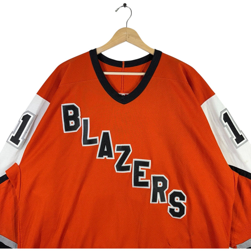 Vintage Blazers #11 Clauss NHL Long Sleeve Jersey