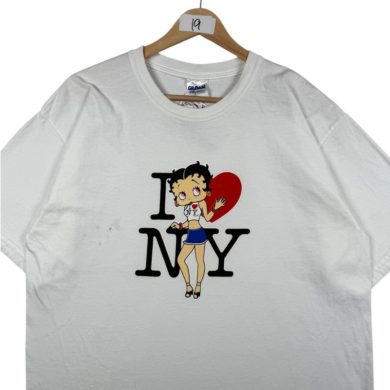 Vintage Betty Boop I Love NY Graphic T-Shirt