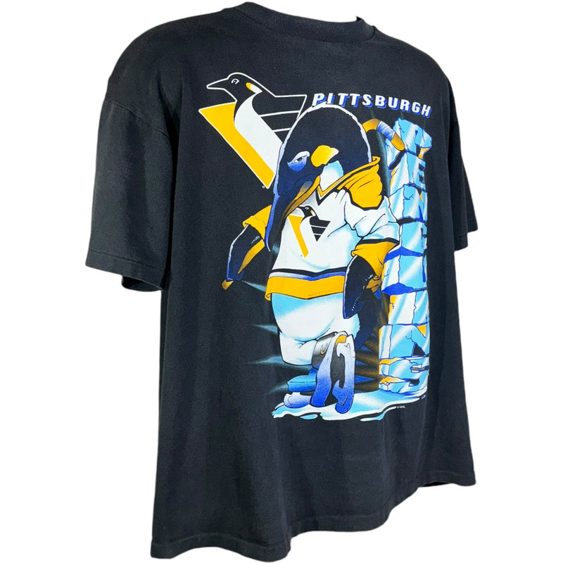 Vintage Pittsburgh Penguins Graphic Logo NHL Tee