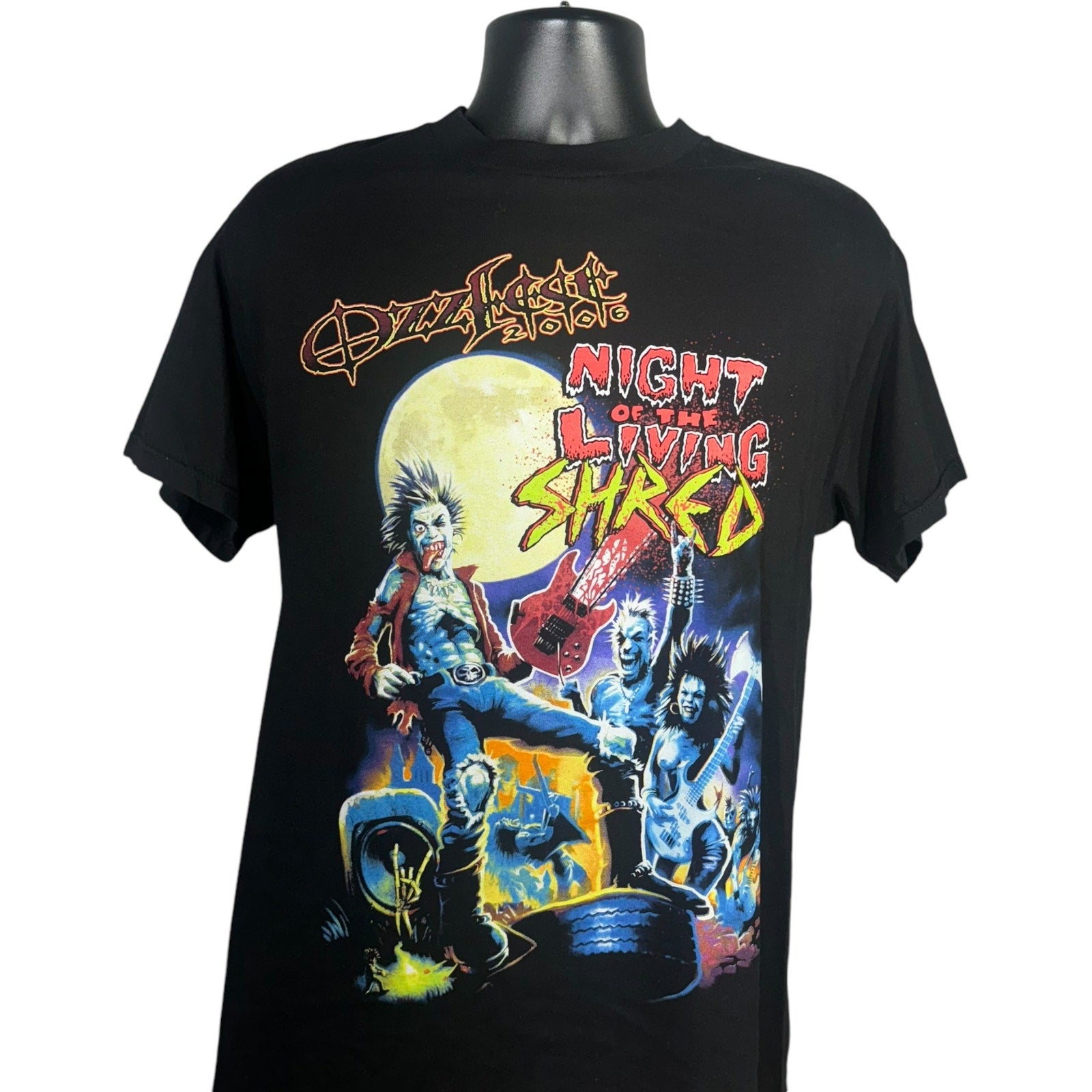 Vintage OzzFest "Night Of The Living Shred" Concert Tee