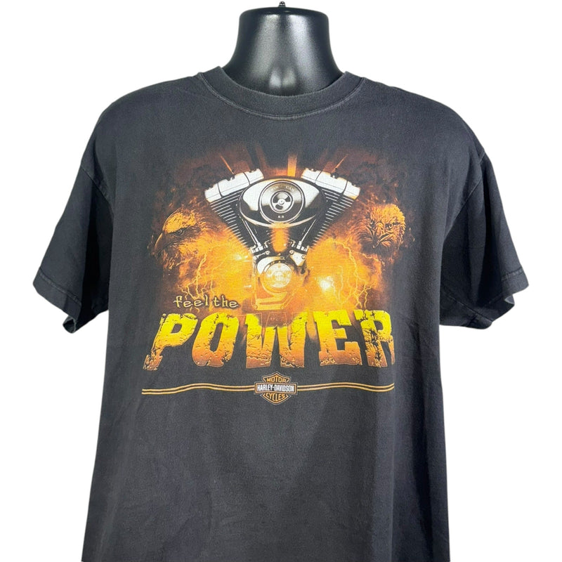 Vintage Harley Davidson "Feel The Power" Tee