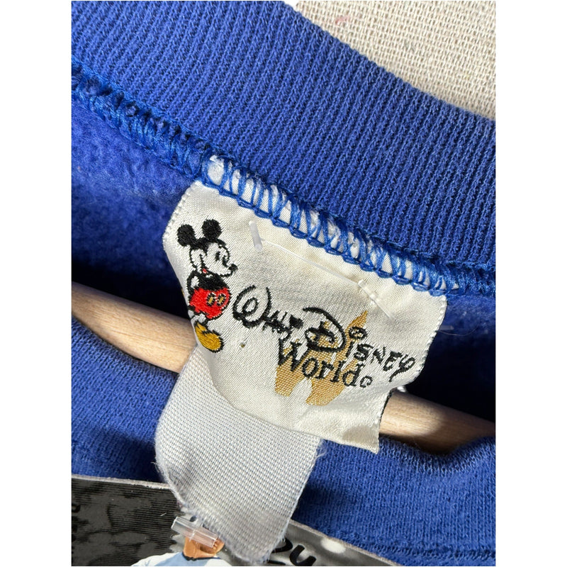 Vintage Walt Disney World Mickey Mouse Embroidered Crewneck