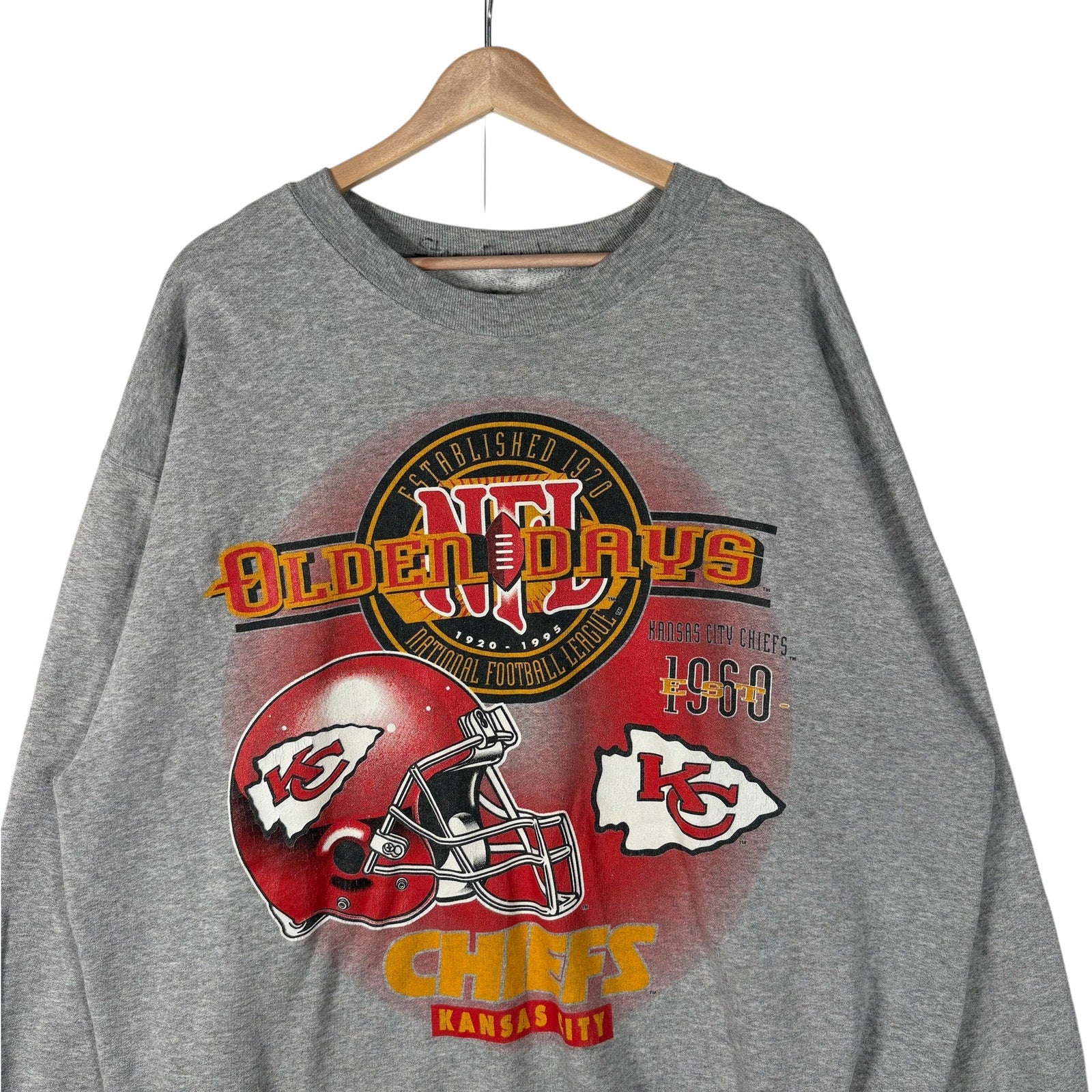 Vintage Kansas City Chiefs "Golden Days" NFL Crewneck 90s