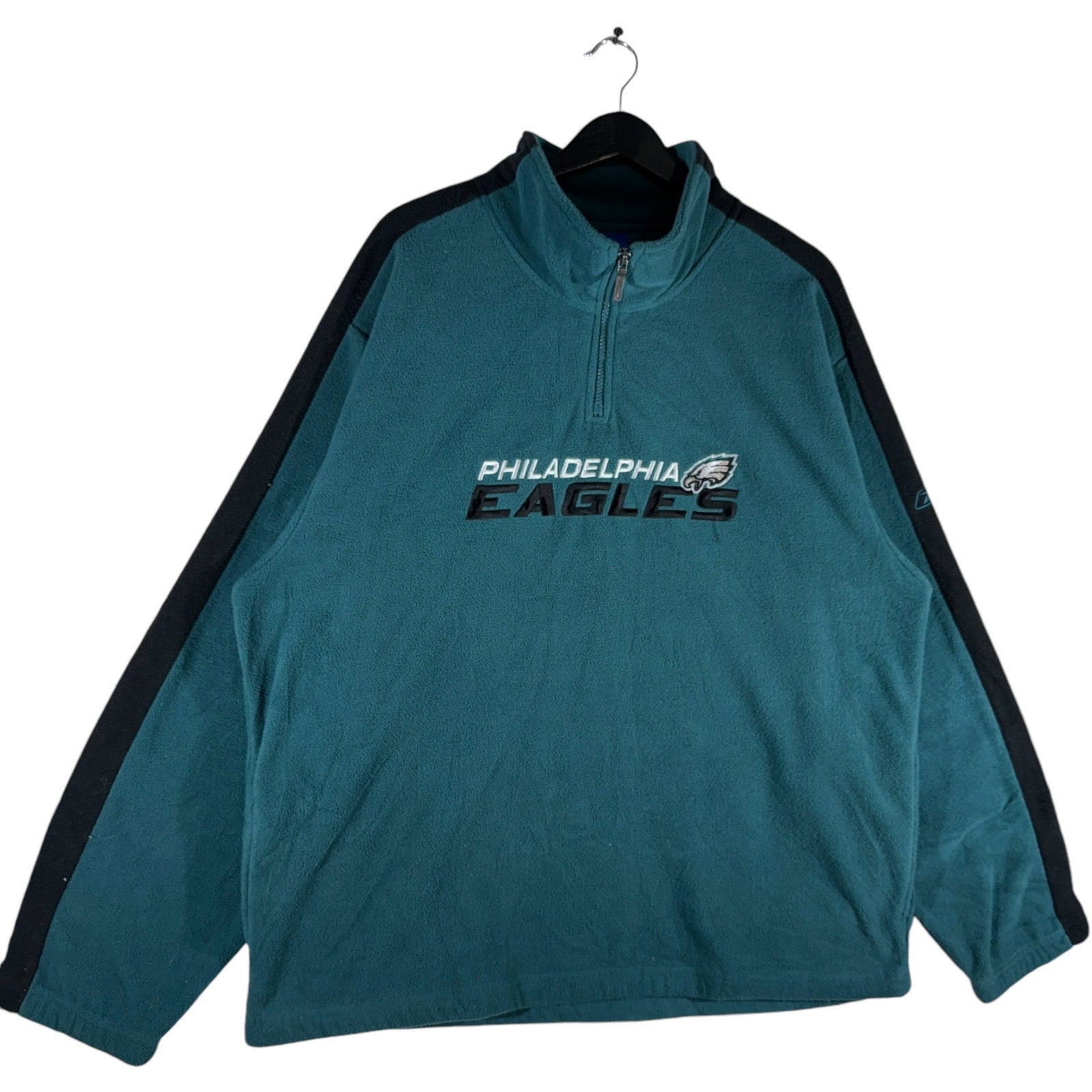 Vintage Reebok Philadelphia Eagles 1/4 Zip NFL Fleece