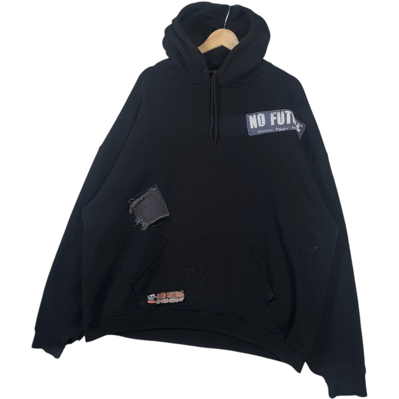 Vintage Russell Patchwork Hoodie