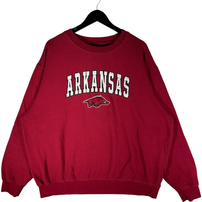 Vintage University Of Arkansas Spellout Crewneck