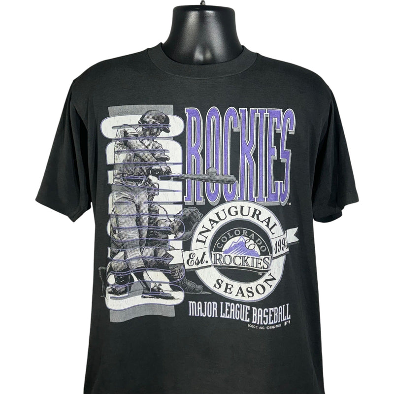 Vintage Colorado Rockies Inaugural Season MLB Tee 1993