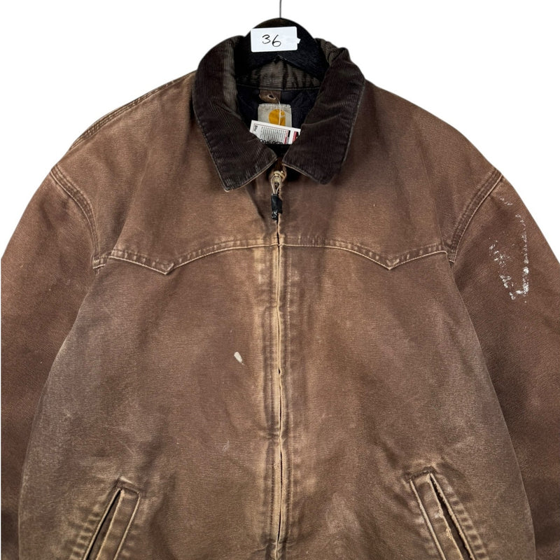 Vintage Carhartt Canvas Full Zip Workwear Jacket