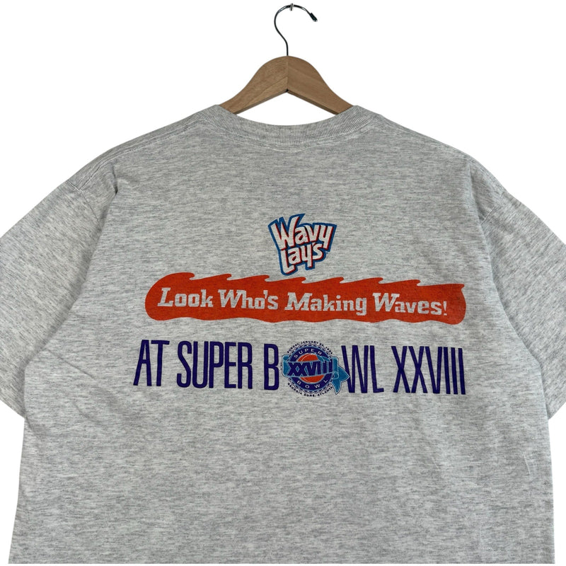 Vintage Wavy Lays Super Bowl XXVIII NFL Tee 1994